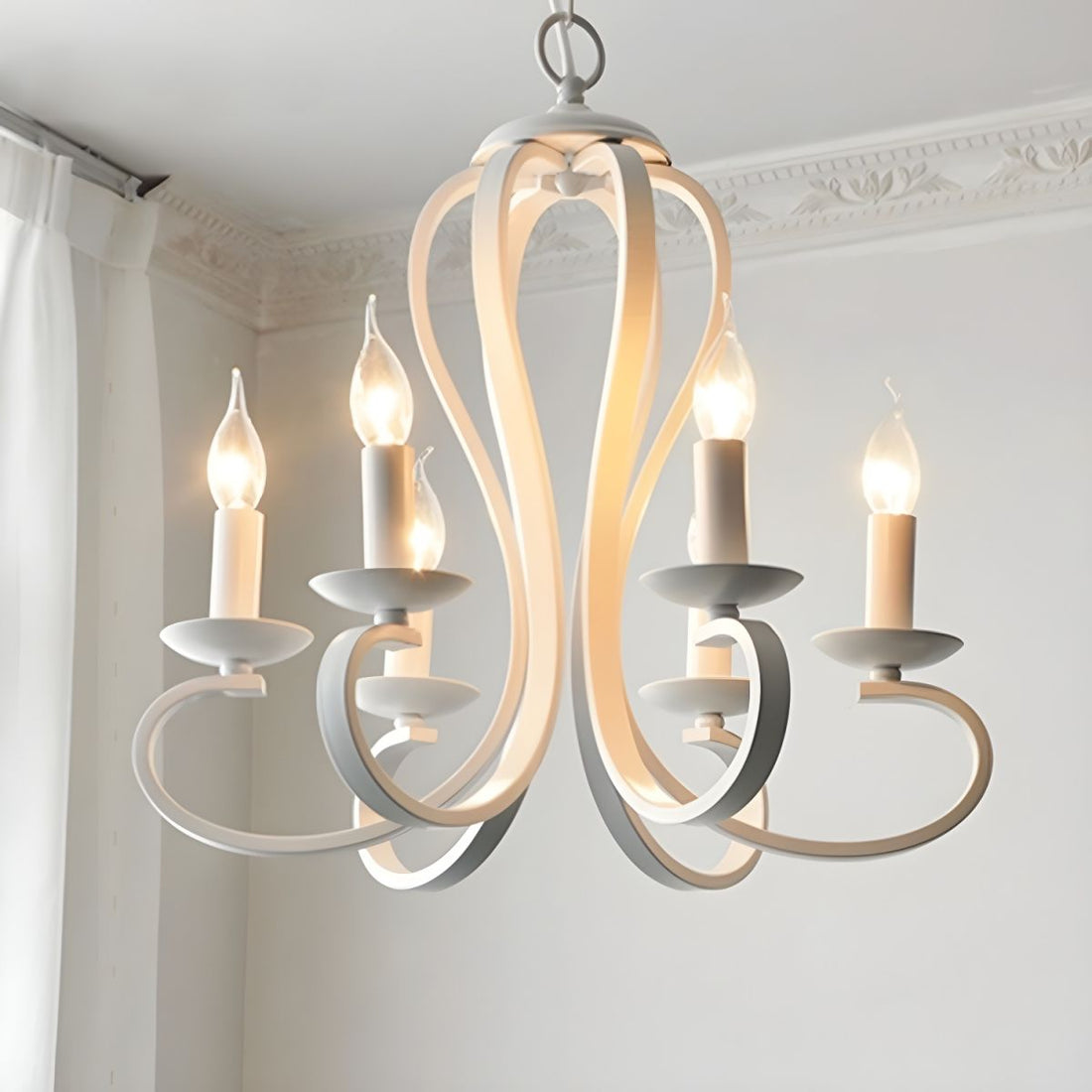 Chandelier - Metal Multi-Light Fixture for Dining Room/Living Room
