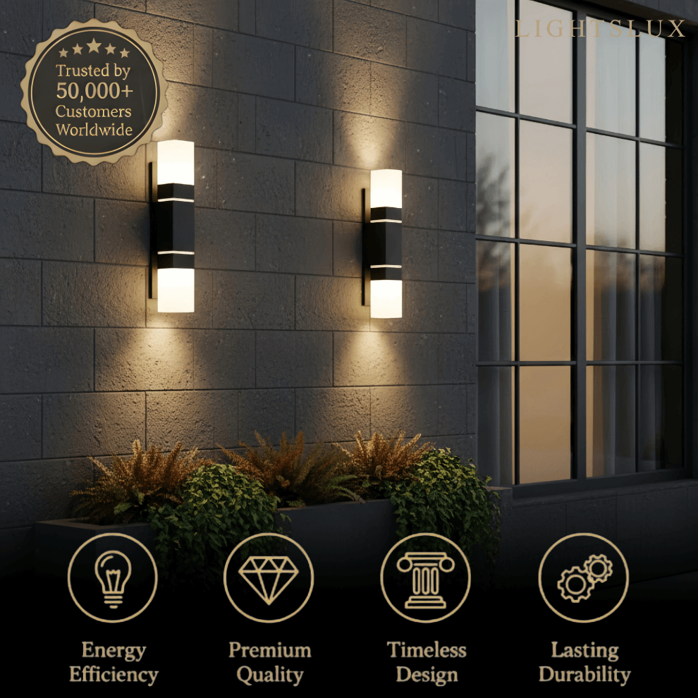 Arcato Minimalist Wall Lamp, 2 Style,for Indoor/Outdoor Space