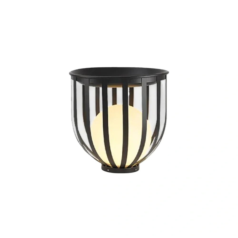 Modern Black Outdoor Path Lamp