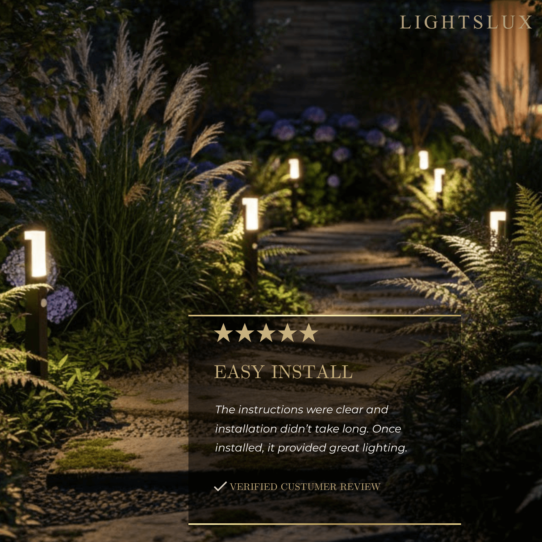 Arcato Modern Black LED Path Light – Outdoor Metal Sensor Lamp for Garden/Terrace