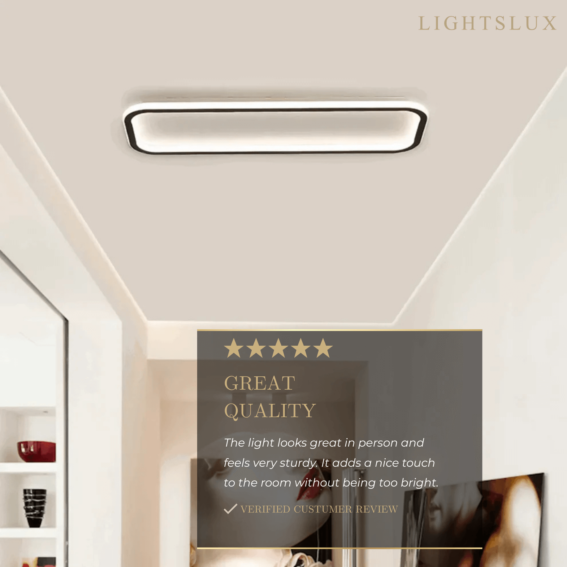 Arcato Modern LED Ceiling Light