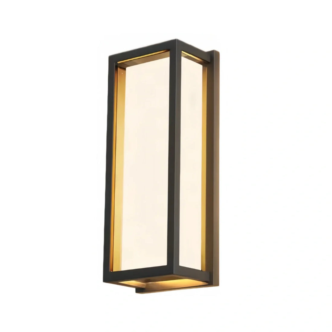 Arcato Minimalist Outdoor Wall Sconce in Black Stainless Steel with Adjustable LED Lighting