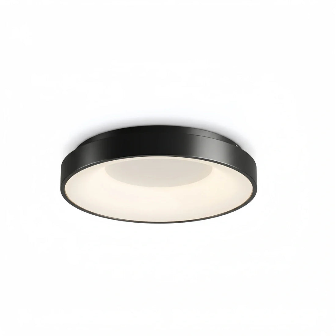 Arcato Modern Flush Mount Ceiling Light – Gold/ Black Dimmable LED for Living Room