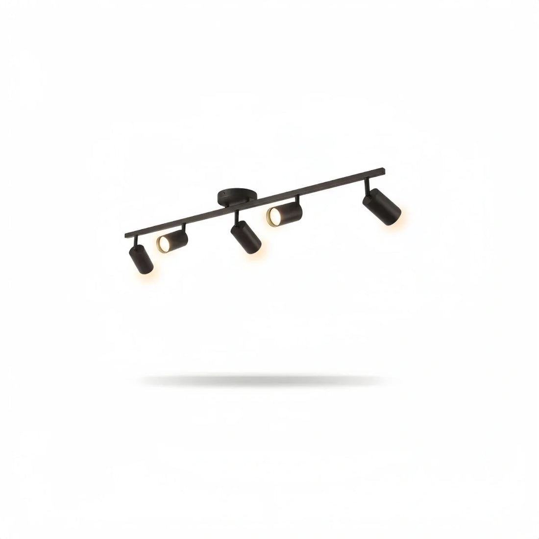 Arcato Minimalist Linear Track Light – Brushed Gold/Matte Black for Living/Study Room