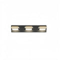 Arcato Modern 3-Light Bathroom Vanity – Cube Acrylic Shades on Matte Black & Gold Bathroom