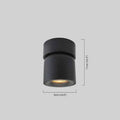 Modern Cylindrical Ceiling Light Dimension