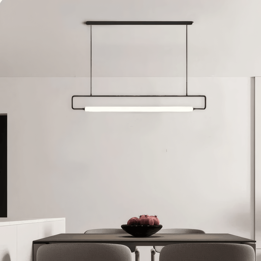 Minimalist Rectangular Pendant Light