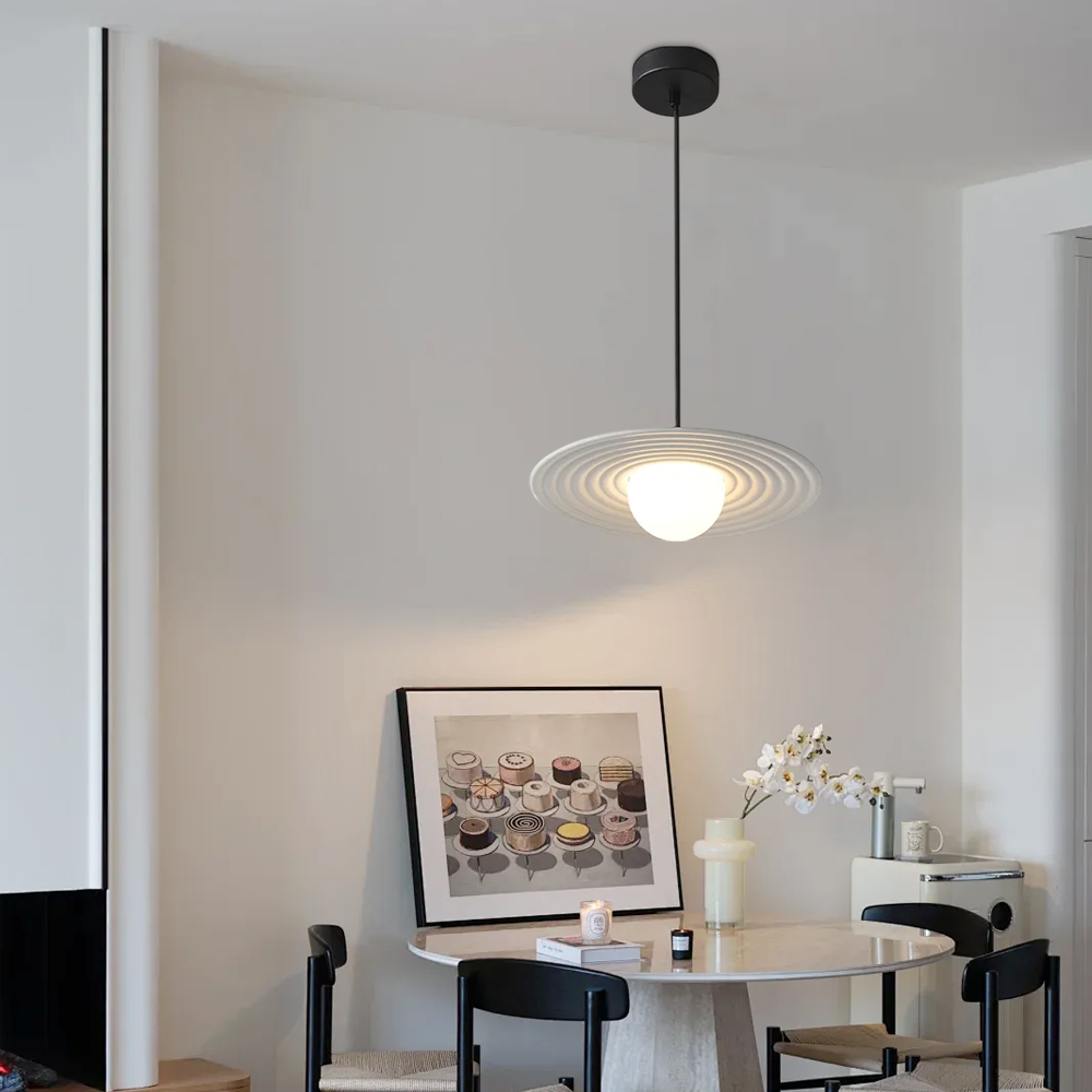 Pendant Light – Metal Saucer Design for Living Room