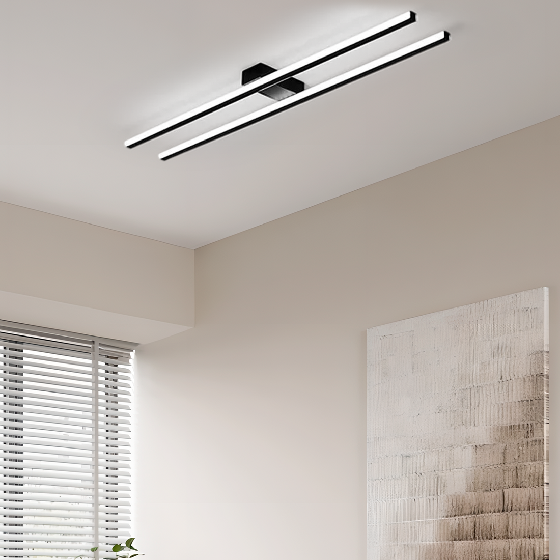 Modern Flush Mount Ceiling Light — Durable