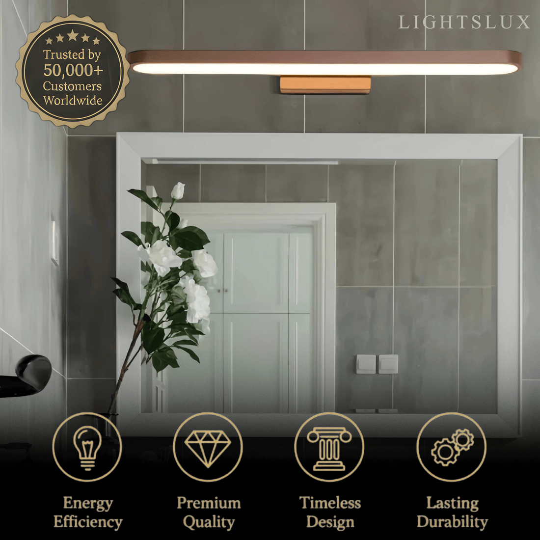 Modern Elliptical Wall Lamp